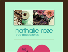 Tablet Screenshot of nathalie-roze.com